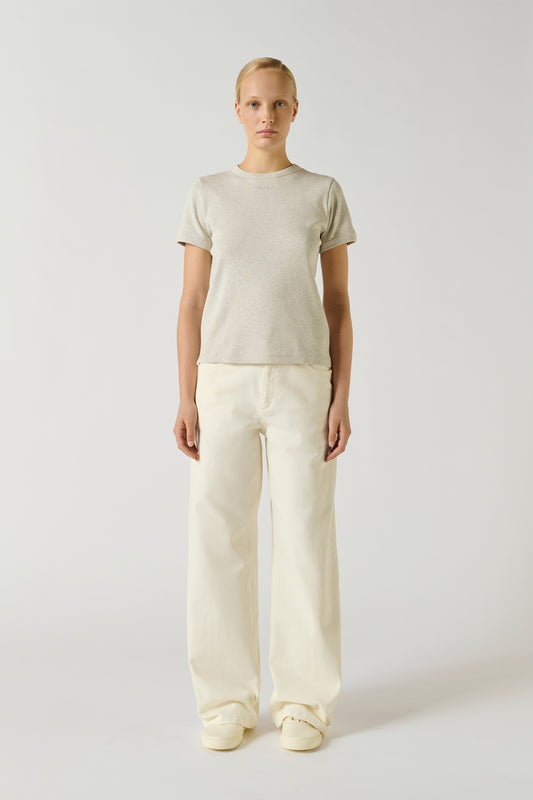 Tee-Shirt Aristide - Gris Chiné - Coton - Femme