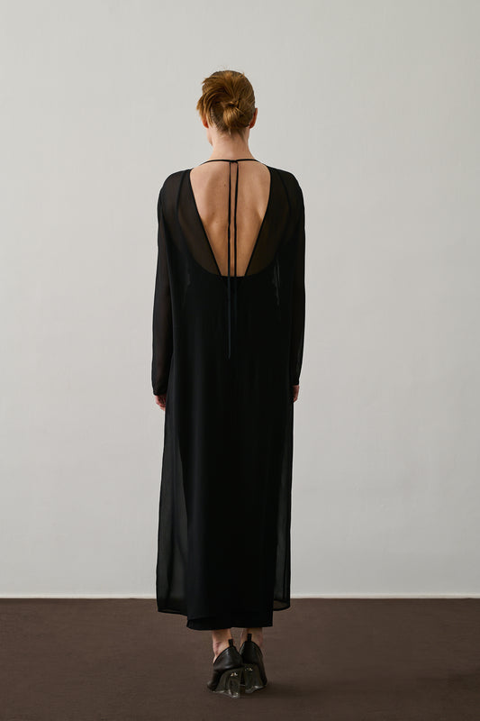 Robe Viktorija - Noir - Viscose - Femme