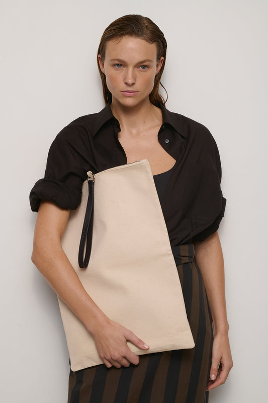 Sac Sacchetto - Vanille - Coton - Femme