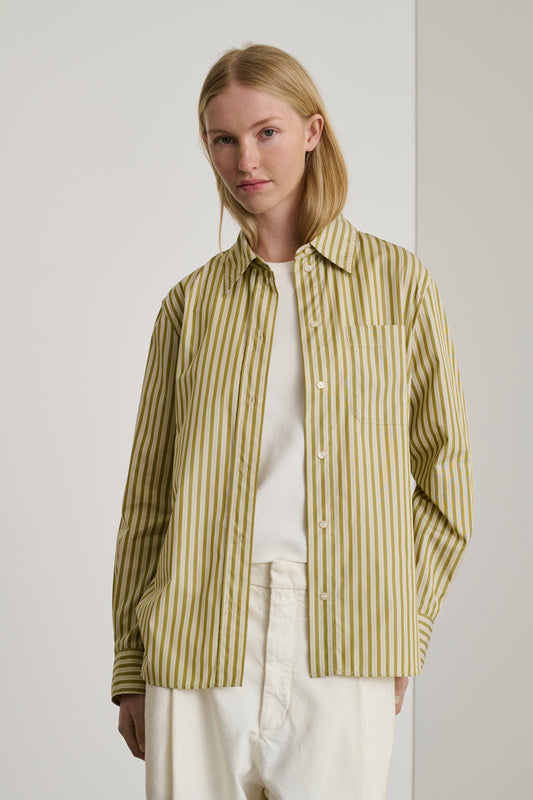 Chemise Alphee - Bronze/Écru - Coton - Femme