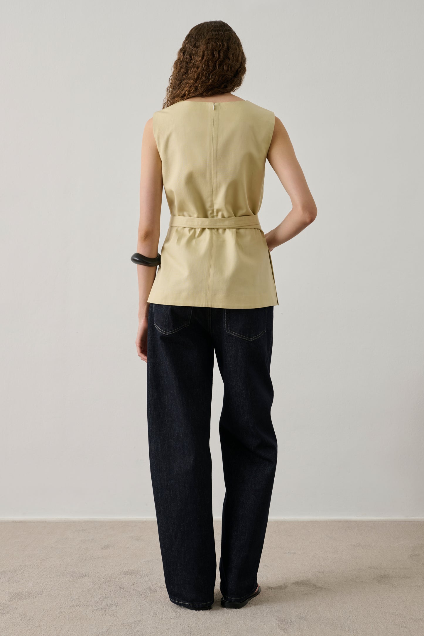 Top Isra - Crème - Femme