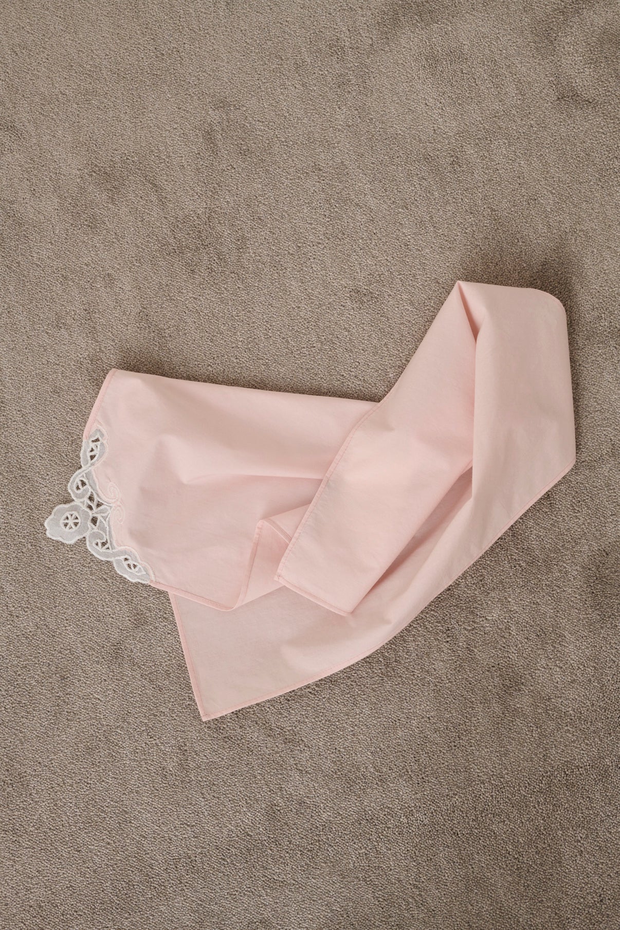 Foulard Hinaya - Rose Pâle - Coton - Femme vue 3