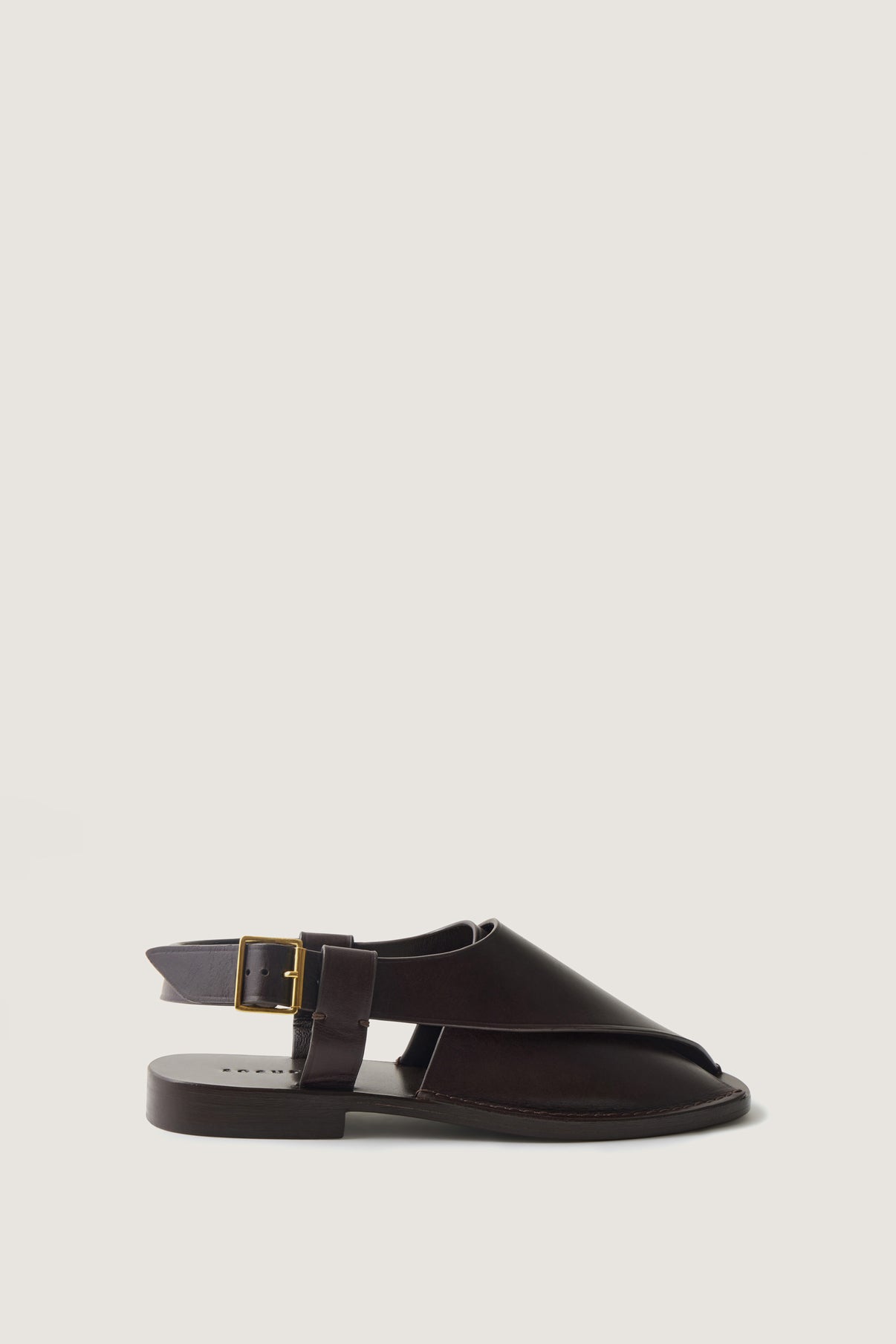 Sandales Andra - Marron Foncé - Cuir - Femme vue 7